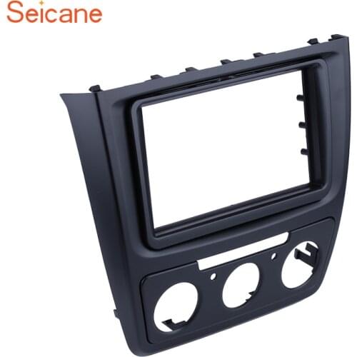 Seicane OEM 2 Din Car Stereo Fascia Frame for 2014 Skoda Yeti 173*98 178*100 178*102mm Radio Panel Dash Bezel Trim Mount Kit