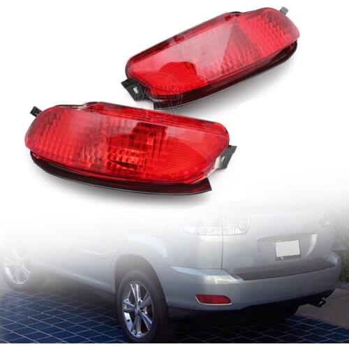 Car LED Rear Bumper Lights Brake Tail Reflector Fog Light Fog Lamp Turn Signals For Lexus RX300 RX330 RX350 2003-2008