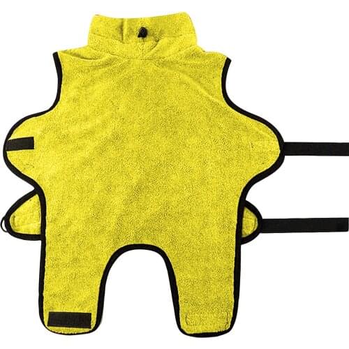 Dog Bathrobe Towel Pet Cat Bathrobe Towel Dog Pajama Pet Pajama Dog Cat Drying Coat Microfiber Fast Drying Super Absorbent