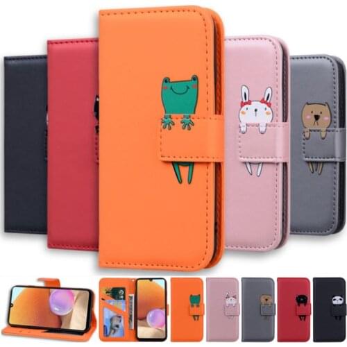 Kids Cute Wallet Case For Samsung Galaxy A12 A20 A20E A21 A21S A32 A42 A50 A51 A52 A72 A82 4G 5G S20 S21 FE S10 S9 S8 S7 D22G