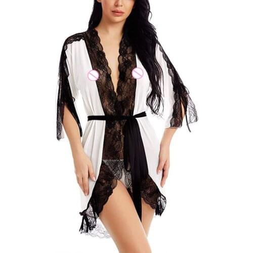 Hot Newest High Quality Robes For Women Satin Rayon Robe Sexy Long Lingerie Sleepwear Kimono Nightgown Belt Simulation silk gown