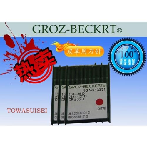 Groz-Beckert Industrial Sewing Machine Needles 134-35 D Leather Sewing Machine Needles, Durkopp Adler, Pfaff