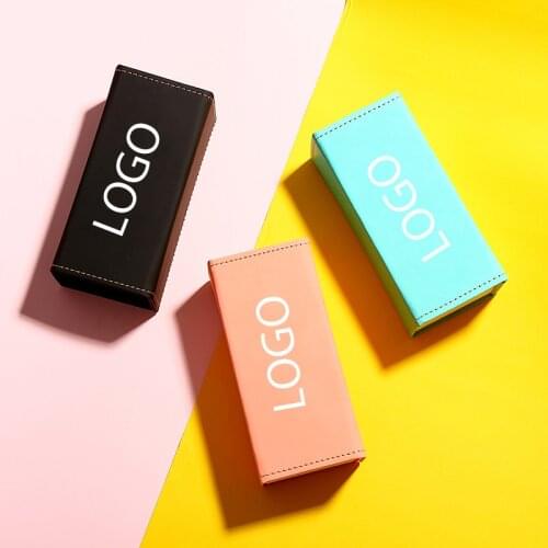 Colorful Classic Black Folding Sunglasses Case For Men Women Protector Glasses Box Eyewear Sunglasses Support Customized LOGO