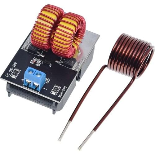 DC 5-12V Mini ZVS Low Voltage Induction Heating Power Supply Module Induction Heating board for induction Heating with Coil