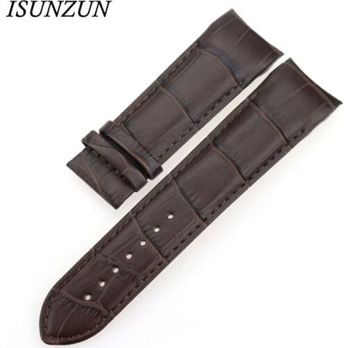 ISUNZUN Mens Watch Straps For Tissot T035 1853 leather Watch Band 22 23 24mm Mechanical Strap Bracelet Watchband Belt herrenuhr