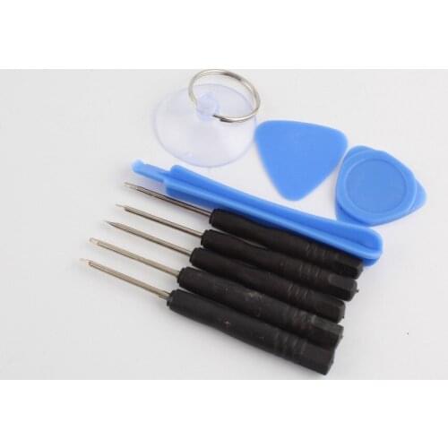500 set / bag/ 9 pcs repair tools combination set/screwdriver / pry bar / triangular pry / sucker/repair for iPhone / Blackberry