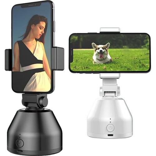 Rechargeable Smart AI Gimbal Personal Robot Auto Face Tracking for Selfie 360 Rotation Mobile Phone Stand Holder selfie stick