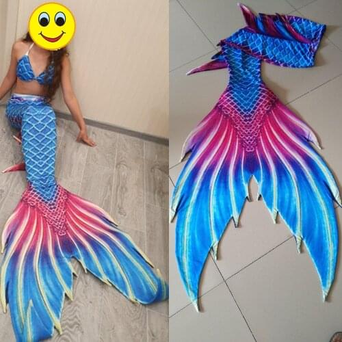 Customized Mermaid Tails For Women Swimming Adult Cosplay Costume Mermaid Tail With Monofin Swimsuit Kids Girls Leisure Vacation