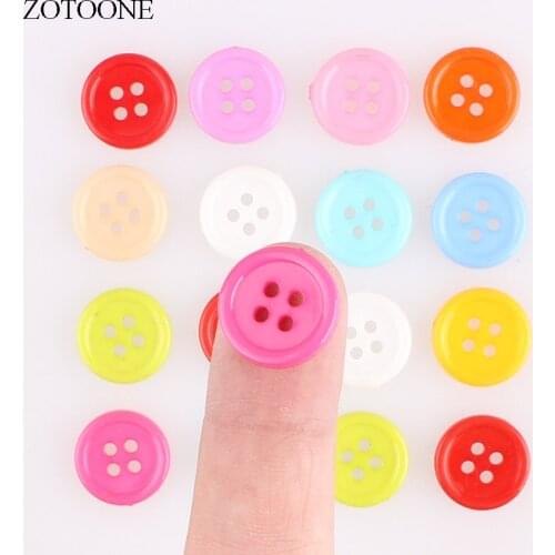 ZOTOONE 15MM Handmade Buttons for Crafts Wedding Decoration Clothing Scrapbooking Sewing Accessories Supplies Wholesale 50 Pcs
