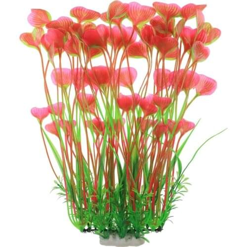 PVC Aquarium Landscaping Plastic Aquarium Plant Decoration Fish Tank Simulation Plant Decor Environmental Protection Materials