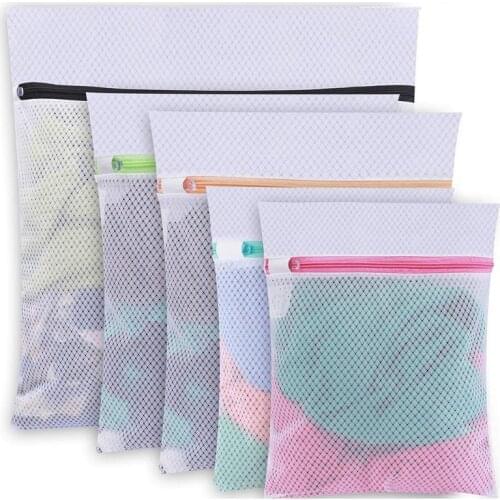 Mesh Laundry Bags For Sweater,Blouse,Hosiery,Bras,Etc. Upgraded Laundry Bags For Travel Storage Organization (5 Set)