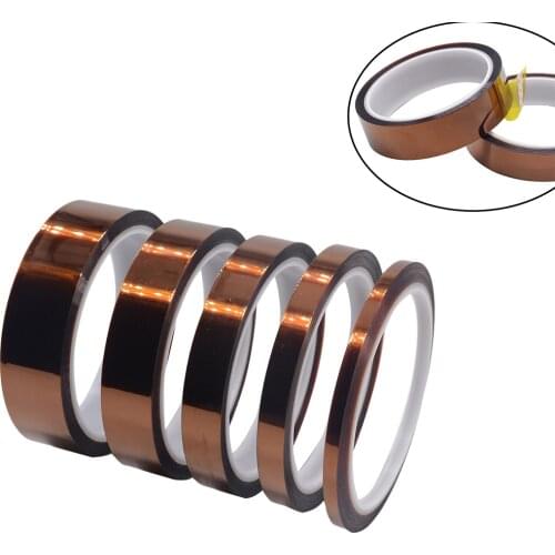 33M 3mm-30mm 4mm Polyimide High Temperature Heat Tape Thermal Insulation Adhesive Insulating adhesive Tape for 3D printing Board