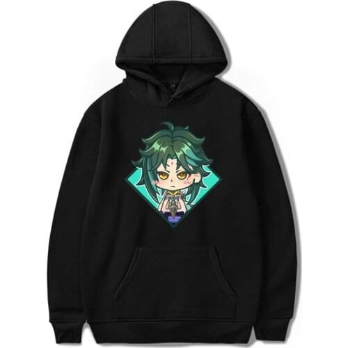 Genshin Impact Hoodie Hu Tao Aesthetic Kawaii Printed Oversized Harajuku Clothing Casual Unisex Streetwear Women Tops Sweatshirt