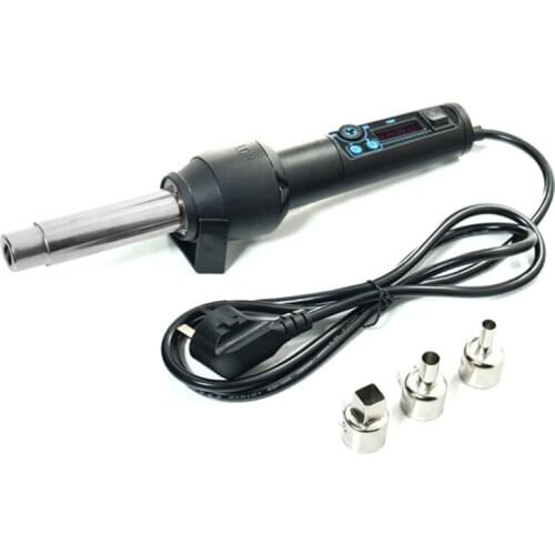 Upgrade 220V EU LED ESD Portable Constant Temperature BGA Rework Solder Station Hot Air Adjustable Heat Gun