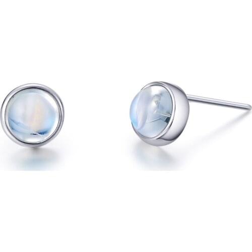 New Fine Women Wedding Nepal Real 925 Sterling Inlaid Natural Moonstone Elegance Earrings,nepal Vintage Jewelry Gift For Lady