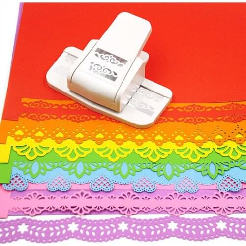 1Pcs fancy border punch S flower design embossing scrapbooking handmade edge device DIY Foam Paper Punch for Making DIY Card