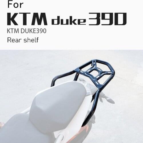 For KTM DUKE390 Accessories Motorcycle Bag Frames Rear Luggage Rack Cargo Holder Shelf Bracket Rear Armrest Trunk Bracket Black