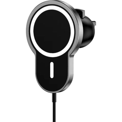 IPhone 12 Pro Mini Max 15W Wireless Magnetic Car Charger Magsafe Fast Wireless Charging Charger Air Vent Mount Bracket
