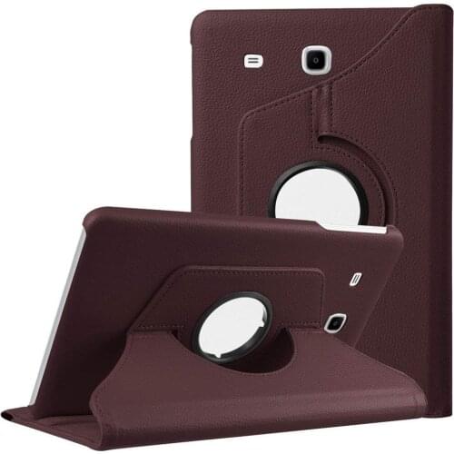 Funda Tab E 9.6 T560 T561 Case Cover For Samsung Tab E 9.6 SM-T560 Tablet 360 Degree Rotating PU Leather Flip Case Cover Glass