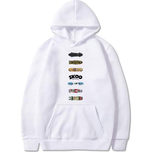 Skateboard Anime Manga Black Hoodies Tops Clothes Unisex SK8 The Infinity Logo Print Hoodies Women Casual Loose Sweatshirts