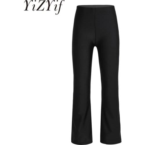 Kids Girls Basic Classic Stretchy Loose Pants Dancewear for Jazz Dance Costume Children Jazz Ballet Practice Dance Pants Dancing