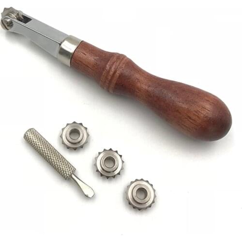Stainless Steel 3mm 4mm 5mm Hole Spacing Leather Tool Wheel Punches Stitching Punch Tool Wheel Leather Craft Tools