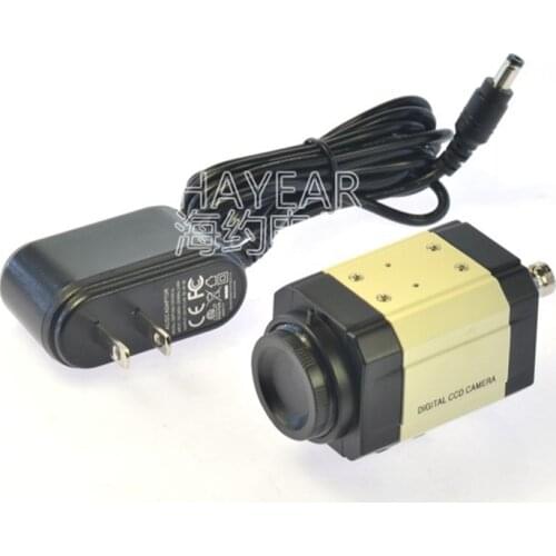 HD AV/BNC C Mounting Electronic Digital Microscope Eyepiece CCD 800 Lines Industrial Camera