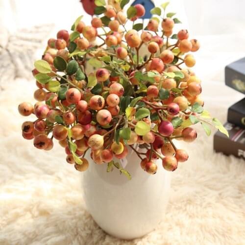 30cm High Quality Artificial Foam Fruit Fake Berry Bouquet Living Room Christmas Wedding Decoration DIY Accessories