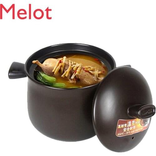 Ceramic Pot Tb35a1 New Pottery Sand Pot Sand Pot 3.5L Deep Soup Pot Stew Pot Stone Pot Soup Pot