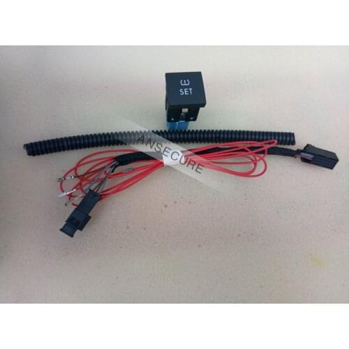 TPMS Tire Tyre Pressure Warning SWITCH Button+Wire harness FOR Volkswagen VW Golf MK6 Jetta 5 6 MK5 MK6 56D 927 121