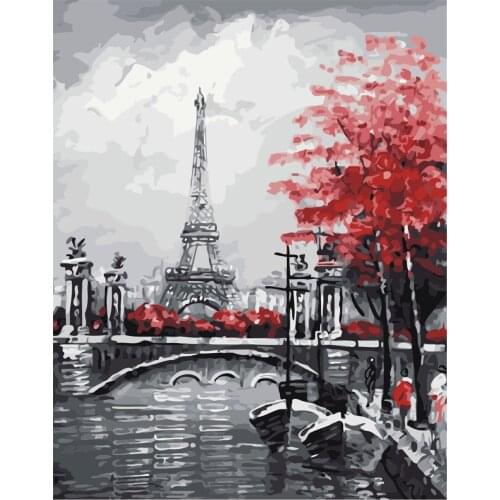 Saga True 40x50cm Oil Painting By Numbers Diy Paint By Numbers On Canvas Home Decor Frameless Digital Painting