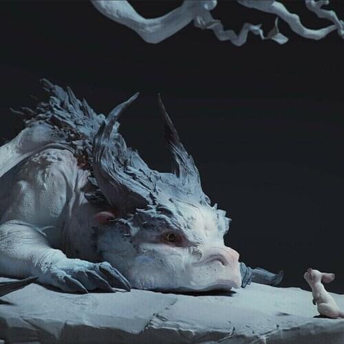 2021 New Dragon And Mouse Window Crafts Resin Statue Garden Lovely Dragon Courtyard Sculpture Gardening Wall Art Decoration