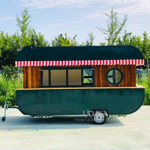 New Design Boat Style Street Sale Ice Cream Fast Food Mobile Coffee Shop