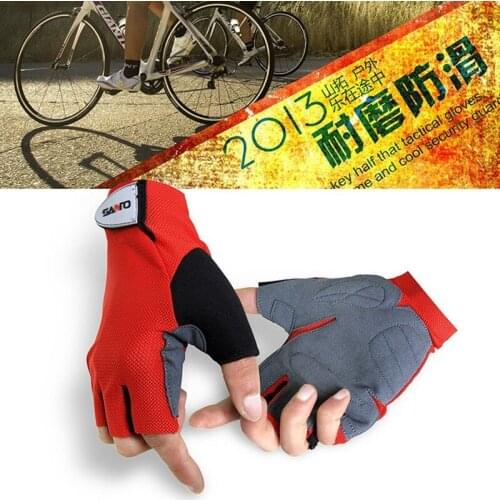 Cycling gloves mountain extension santo manufacturers wholesale spring and summer mesh half finger outdoor sports gloves for men