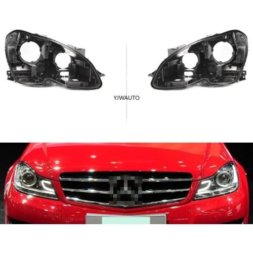 Headlight Base For Mercedes-Benz W213 E-class 2016~2020 Headlamp House Car Rear Base Auto Headlight Back Support