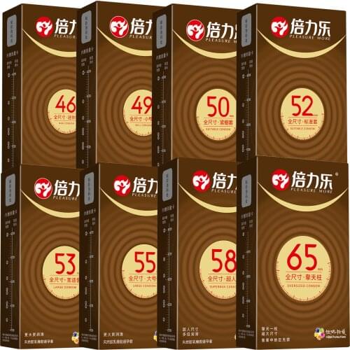 46/ 55 /58mm Large Size Big Condoms Utra Thin Full size Condoms for Big Cock Penis Sleeve Safer Contraception Tool Man Sex Toys