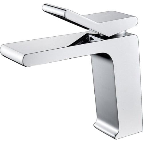 Bath Basin Faucet Brass Chrome Faucet Sink Mixer Tap Vanity Hot Cold Water Bathroom Faucets