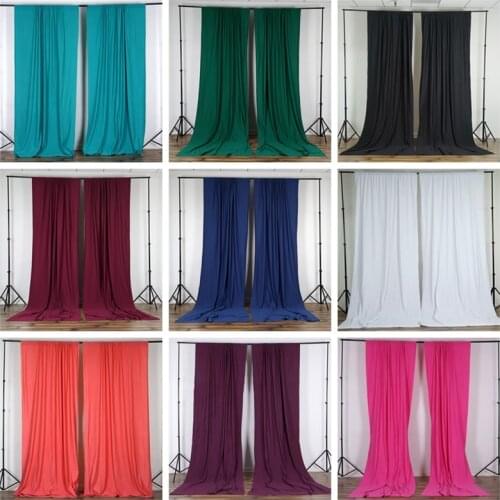 Thick Panel Poly Backdrop Curtain Photo Booth Stage Background Wedding Event Festival Decoration