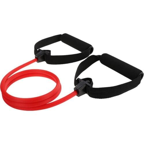 Yoga Training Exercise Fitness Foam Handles Resistance Band exercise elastic training fitness pull rope gym fitness equipment
