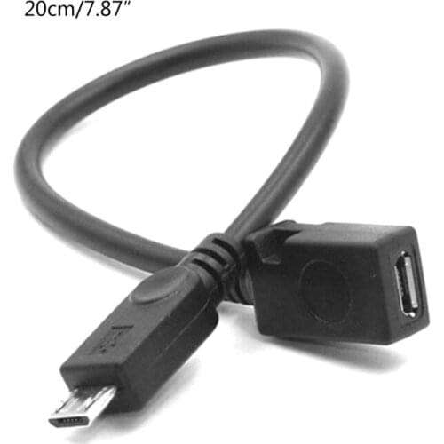 Micro USB 5Pin Male to Female Extension Charge Cable for android Phone Tablet PC QXNF