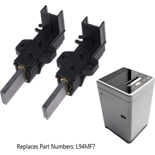 2Pcs/set Washing Machine Motor Carbon Brushes L94MF7 With Housing For Whirlpool