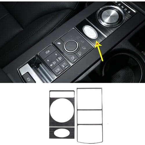 Aluminum Alloy Gear function Area Protector Cover Trim For Land Rover Discovery 5 LR5 L462 17-20 Car Interior Accessory 2 styles