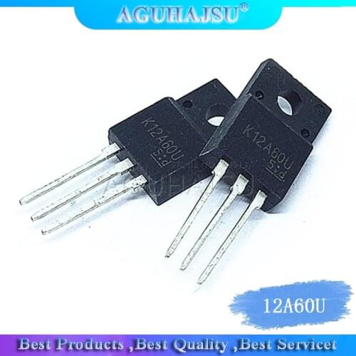 10PCS 12A60U K12A60 K12A60U FET / MOS TO-220F 12A/600V