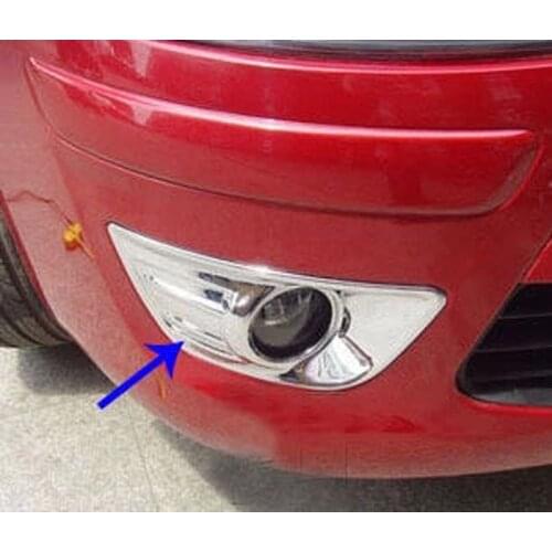2pcs for Citroen C-QUATRE/C4 2009-2011 Front fog lamp cover Bright decorate frame sticker
