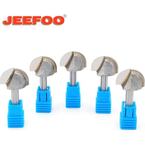 6mm Nose End Mill Round Nose Cove CNC Milling Bit Radius Core Box Solid Carbide Router Bit Tools