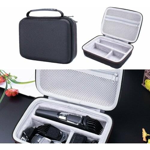 Brand Mens Razor Hard Travel Box Cover Bag for Philips Norelco Series 3000/5000/7000 MG3750 MG5750/49 MG7750/49 Zipper Pouch