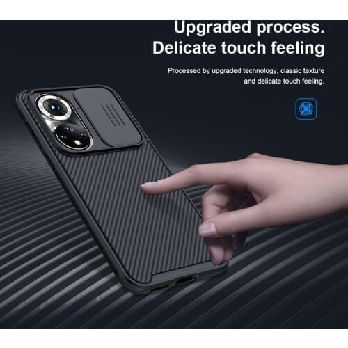 For Huawei Honor 50 Case CamShield Case Hard Plasti Anti-skidding Dust-proof Camera Protection Cover for Honor 50 Pro NILLKIN