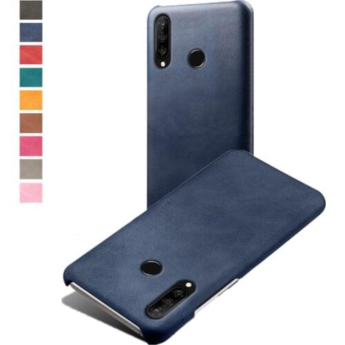 For Huawei P30 Lite P50 P40 P20 P10 P9 P8 Lite 2017 Cover Luxury Slim Vegan Leather Case For P Smart Plus 2019 2020 2021 S Funda