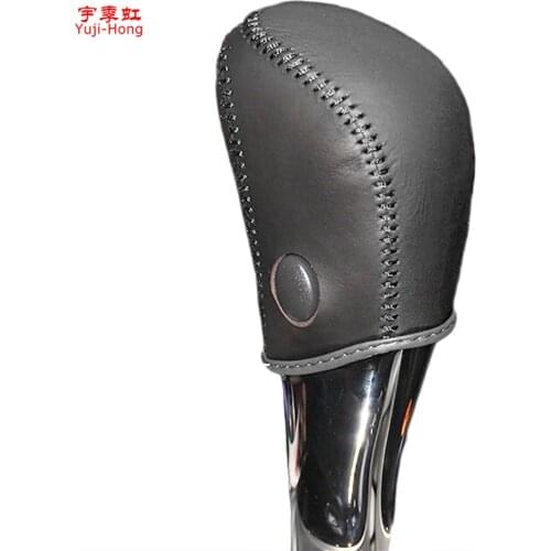 Yuji-Hong Car Gear Covers Case for Nissan Tiida 2011-2016 Bluebird Sylphy Sentra 2012 Automatic Shift Genuine Leather Cover