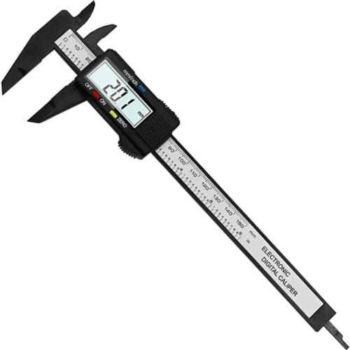 Measuring Tool Vernier Caliper Digital 6 "15mm LCD Electronic Carbon Fiber Caliper Gauge Micrometer Digital Caliper Ruler